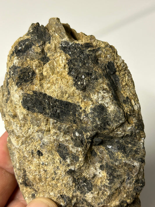 Black Tourmaline in Matrix