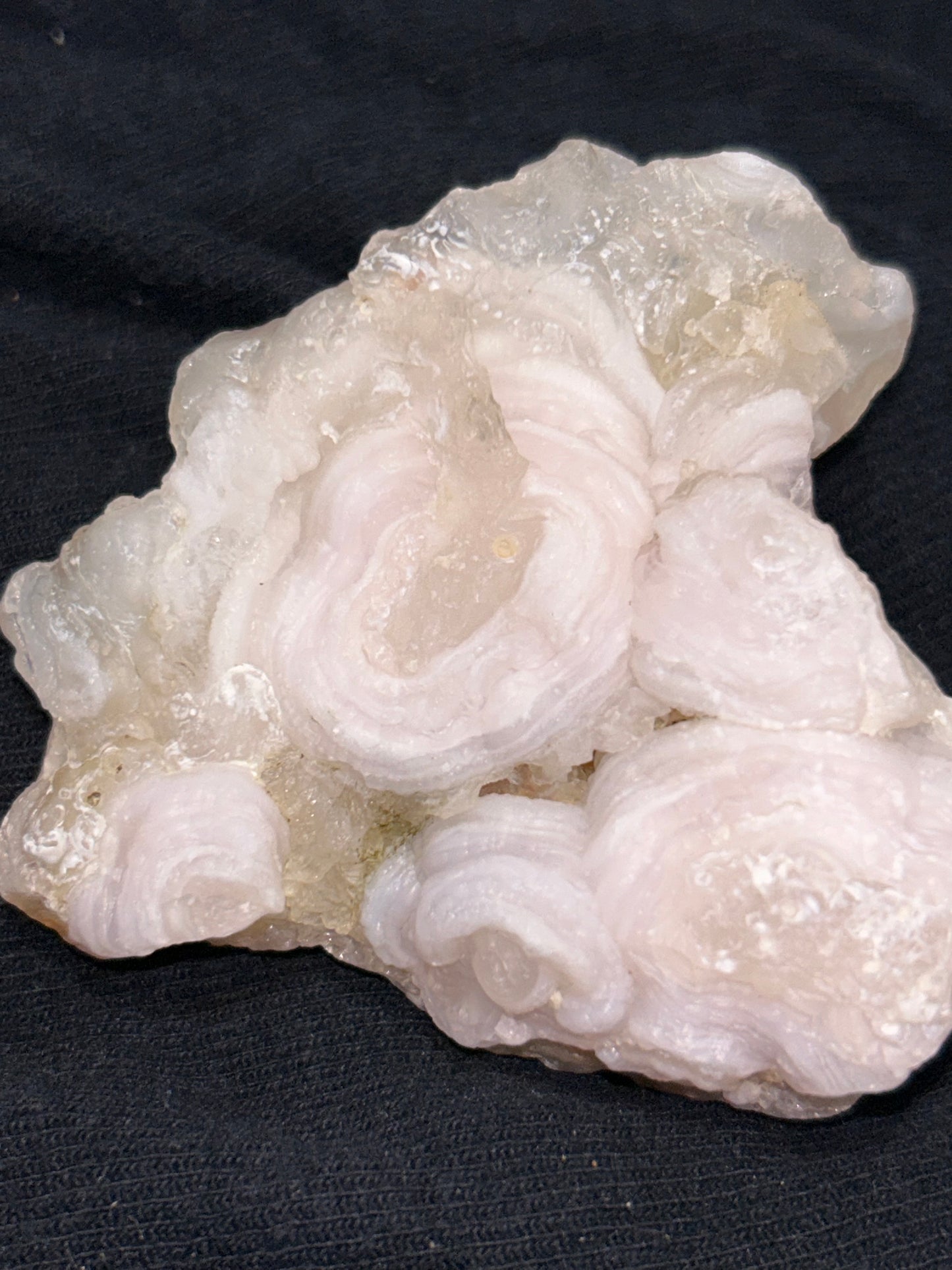 Swirl and Spiral Pink Chalcedony